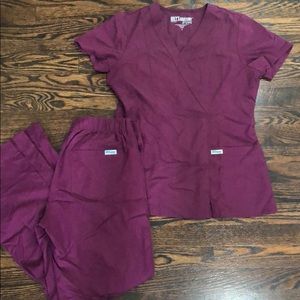 Maroon Scrubs